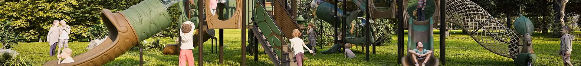 Outdoor Play Slides