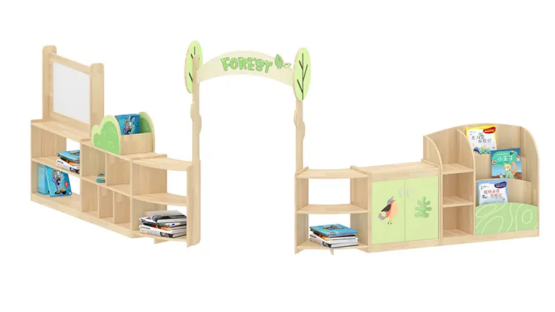 Indoor furniture combination cabinet for kindergarten