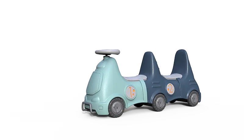 Children's indoor and outdoor two seater pedal scooter