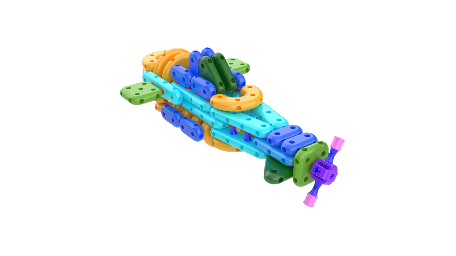 Submarine Plastic Building blocks