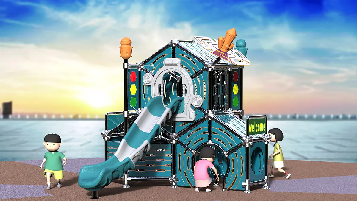 Kids outdoor play equipment for small spaces