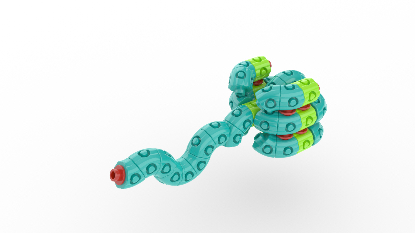 Tadpole Plastic Desktop Building Blocks