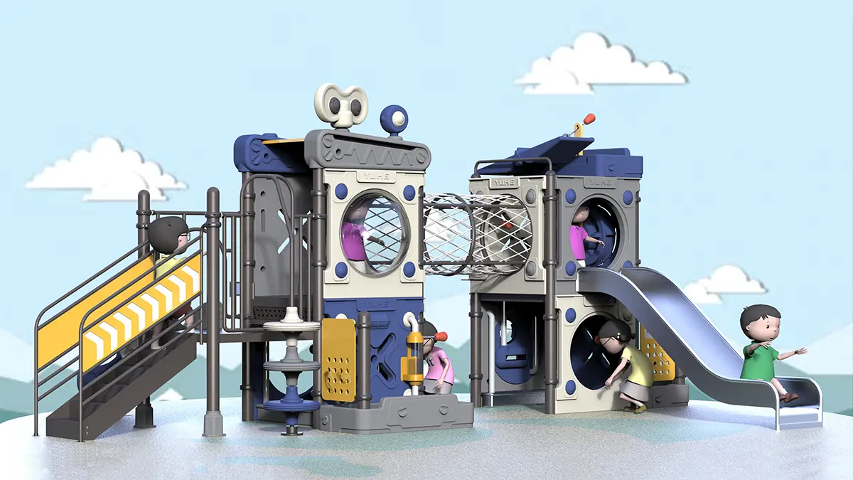 Fun Outdoor Playground Factory Price Kindergarten Slide