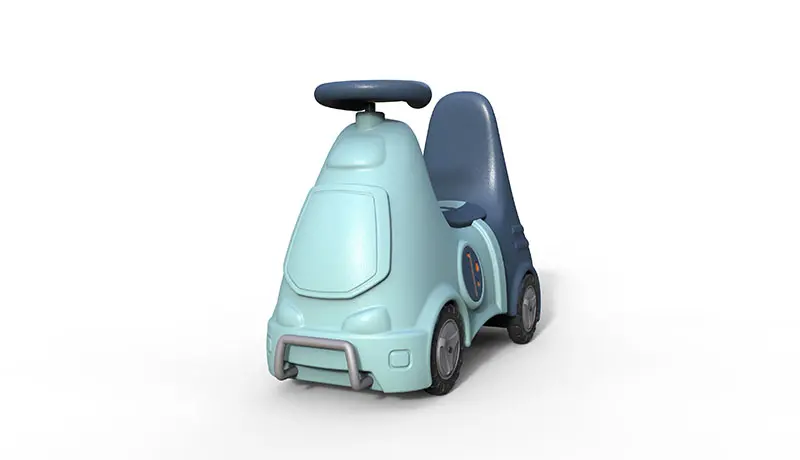 Children's indoor and outdoor two seater pedal scooter