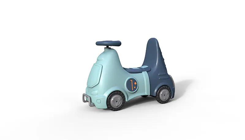 Children's indoor and outdoor two seater pedal scooter (2)
