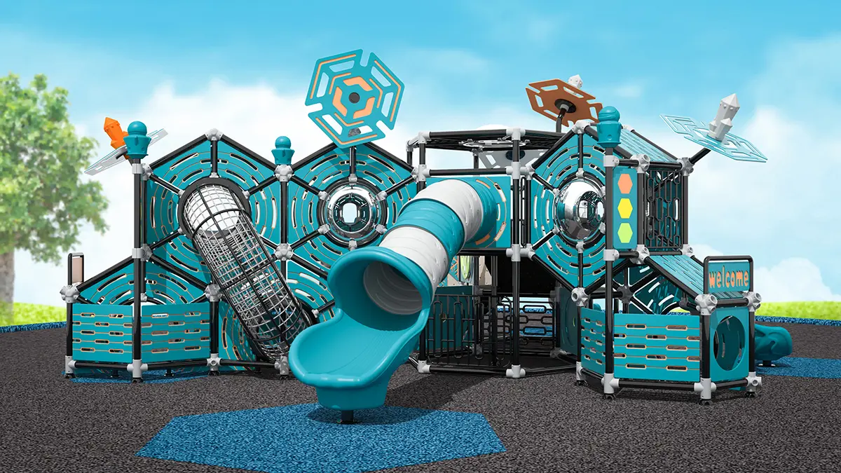 Outdoor playground equipment for kindergarten