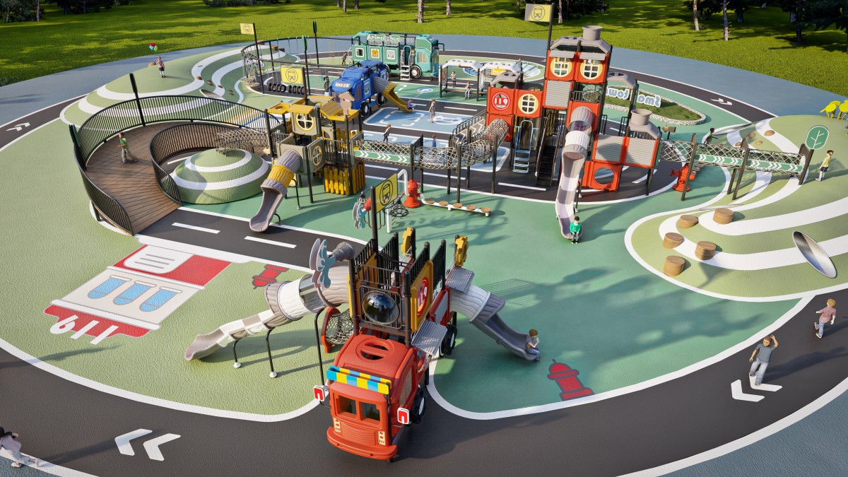 Outdoor Playground Equipment For Park And Community