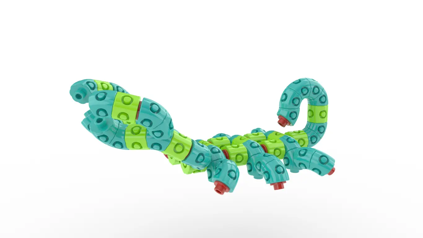Scorpion Plastic Desktop Building Blocks